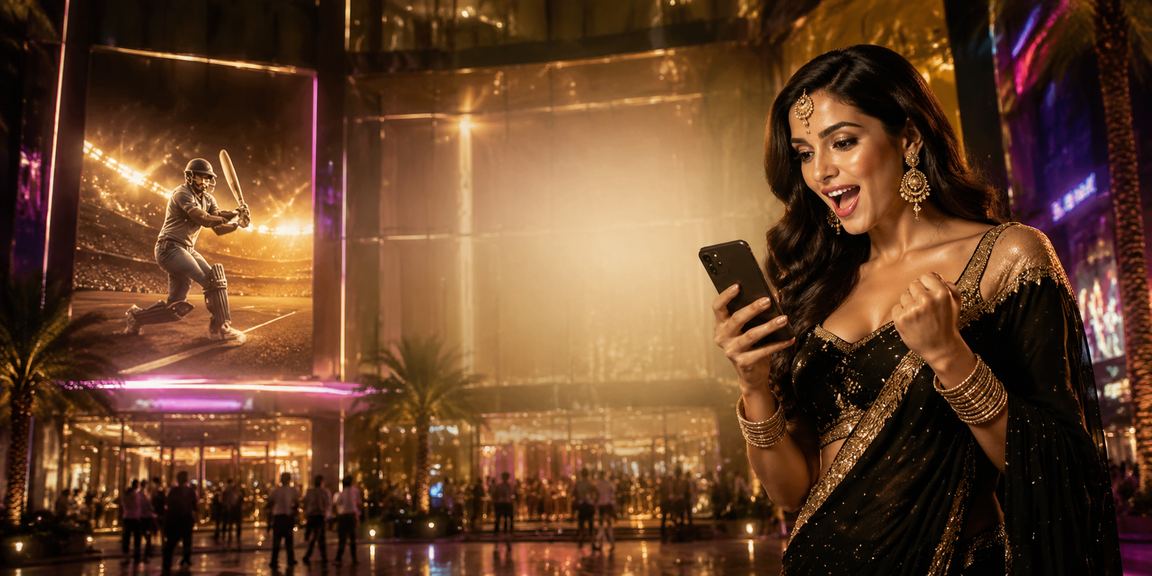 Bollywood themed casino slot game promotion at Indian casino