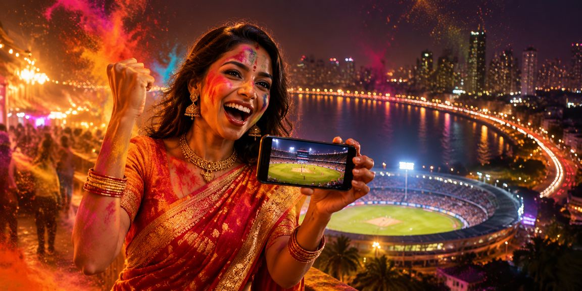 Cricket betting scene in Mumbai Bandra area